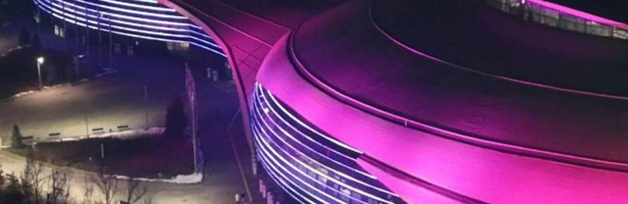 Halyk Arena вошла в число самых ярких объектов вечернего Алматы