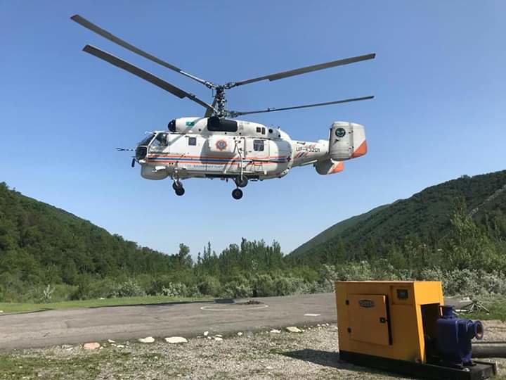 ДЧС Алматы беспокоит озеро-1, которое ранее стало причиной..., фото-1 ДЧС Алматы беспокоит озеро-1, которое ранее стало причиной селя (фото), фото-1