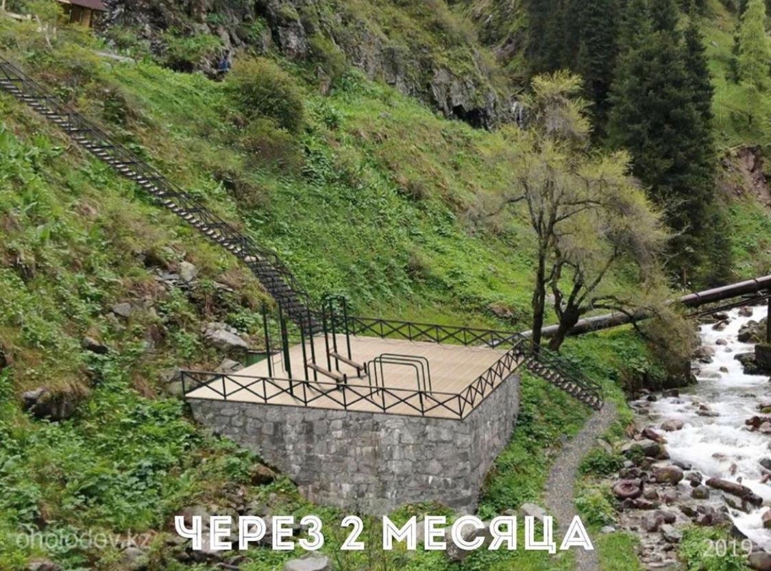 К термальному источнику в «Алма-Арасан» появится 3 новых м..., фото-5 К термальному источнику в «Алма-Арасан» появится 3 новых моста, фото-5