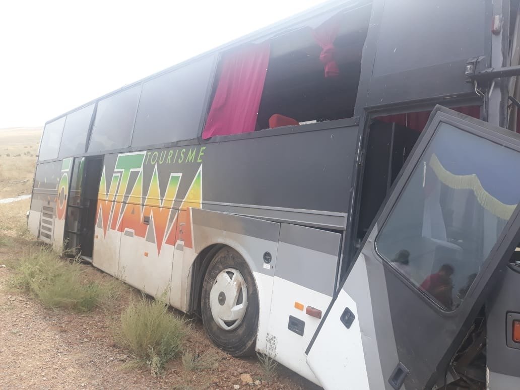 В Алматинской области попал в ДТП автобус со школьниками, фото-1 В Алматинской области попал в ДТП автобус со школьниками, фото-1