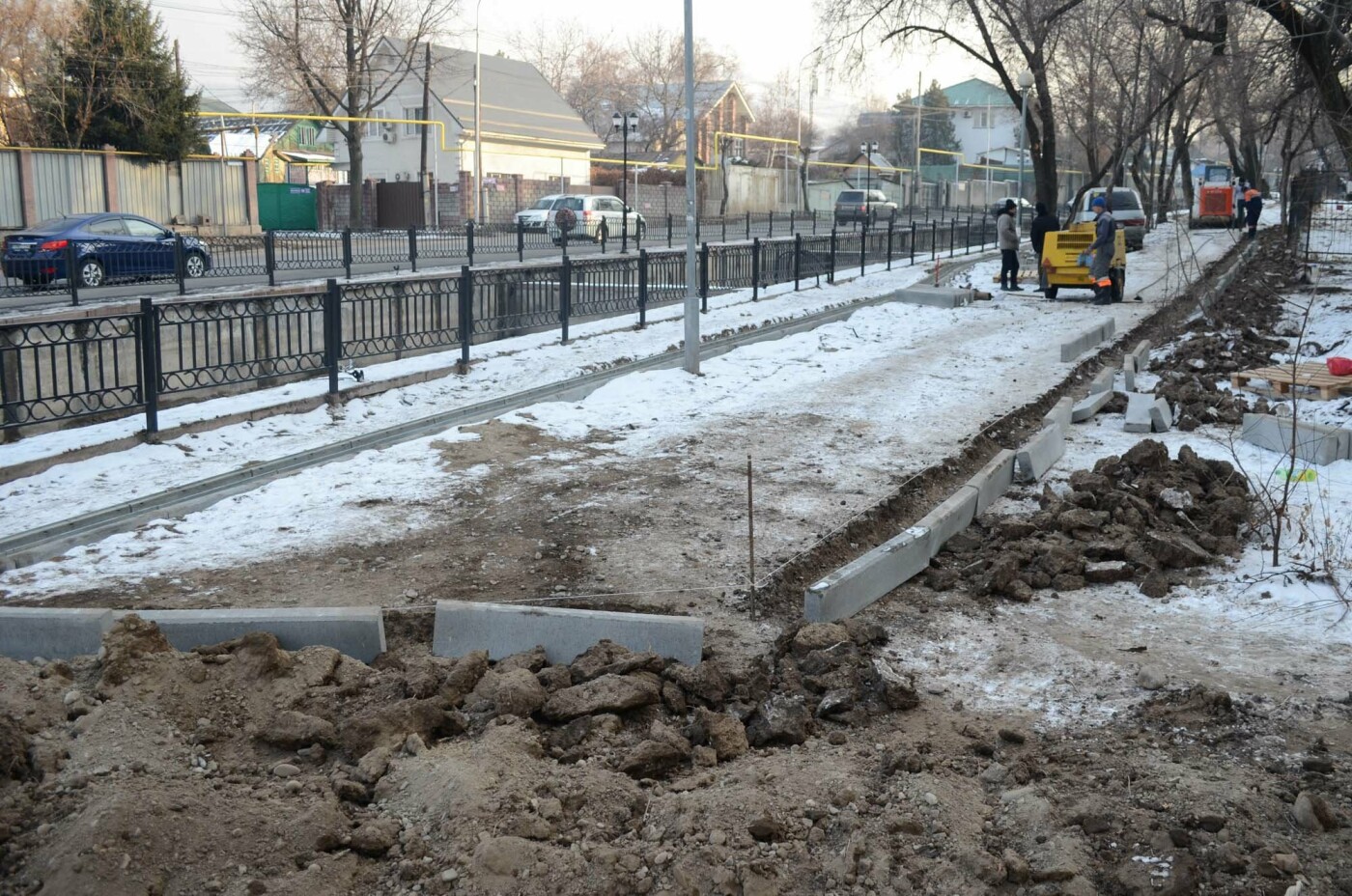 Как проходит реконструкция набережной Малой Алматинки от гостиницы «Казахстан» до Гоголя, фото-13
