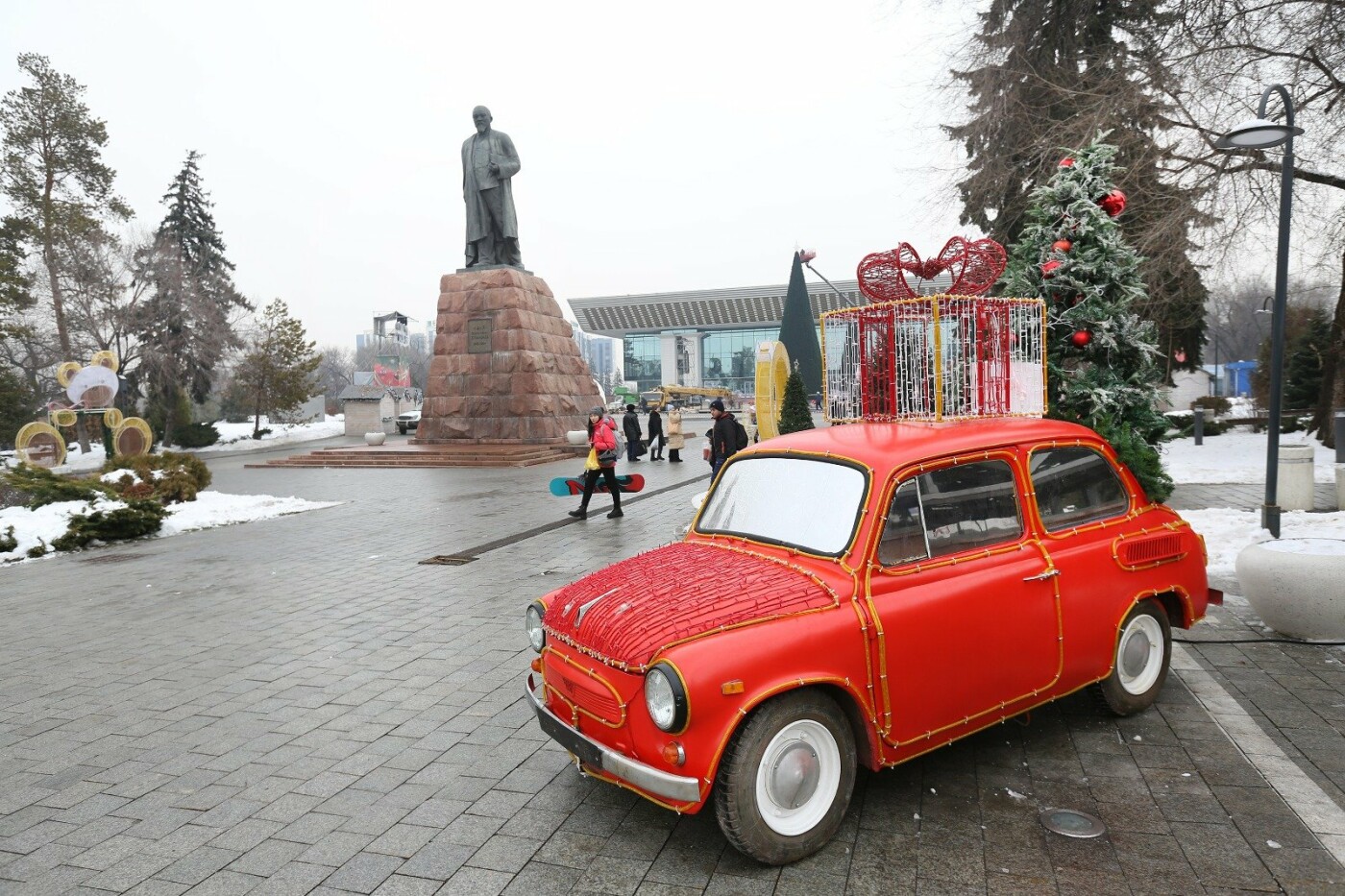 Украшение Алматы к Новому году