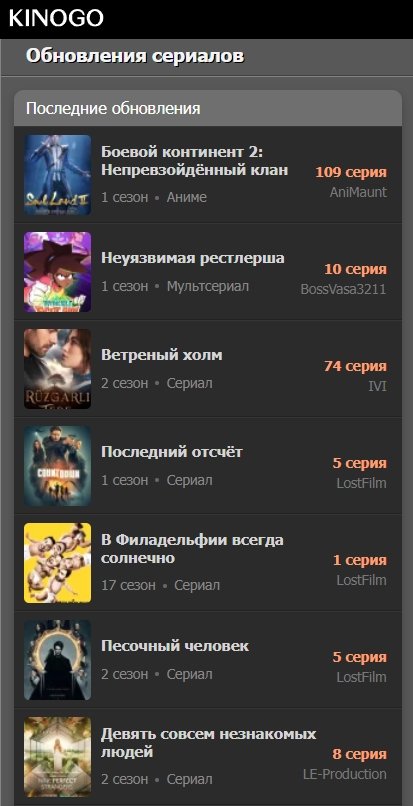 смотреть фильмы на kinogo.org